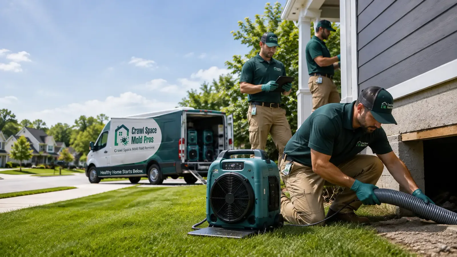Crawl Space Mold Removal in Joy, IL